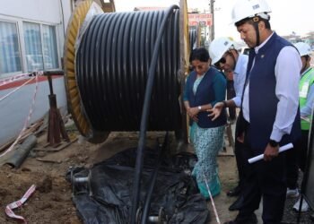 भूमिगत विद्युतीकरणको काम ८० प्रतिशत सम्पन्न