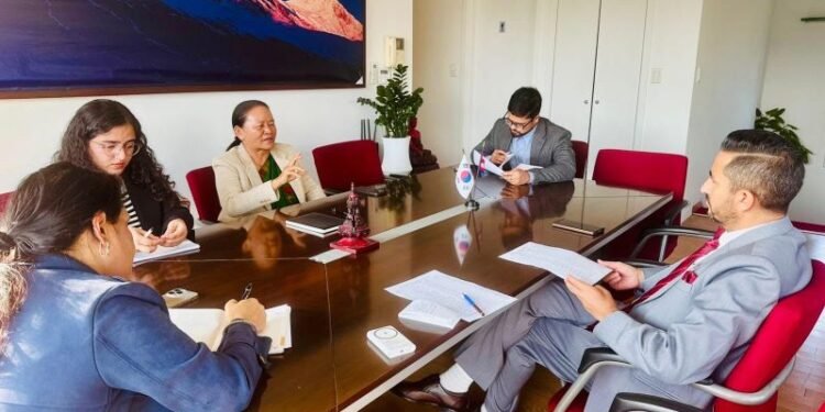 कोरियामा रहेका नेपालीको अभिभावक बनेर काम गर्न दूतावासका अधिकारीलाई सञ्चारमन्त्रीको आग्रह