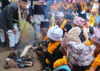 राष्ट्रिय महाधिवेशनका लागि दुमी किरात राईहरु खोटाङको खार्मीमा