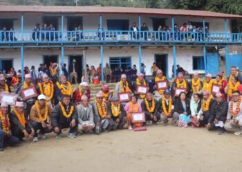 नागीका ८० वर्षमाथिका ३० ज्येष्ठ नागरिक सम्मानित