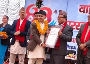 बाँस प्रवर्द्धनमा लागेको दिक्तेल रुपाकोट मझुवागढी नाष्टद्वारा पुरस्कृत