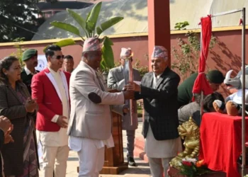राष्ट्रपतिद्वारा १३ औं किन्डर ओलम्पिक मस्कर्टको अनावरण
