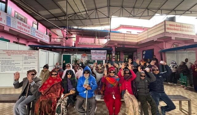 निःशुल्क आँखा शिविर : मोतियाबिन्दुको समस्या उच्च