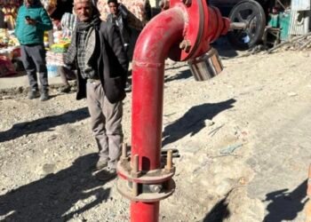 पहिलोपटक खलङ्गा बजारमा ‘फायर हाइडे«न्ट’ जडान भएपछि…