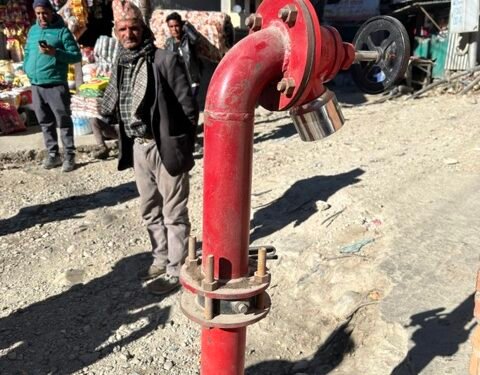 पहिलोपटक खलङ्गा बजारमा ‘फायर हाइडे«न्ट’ जडान भएपछि…