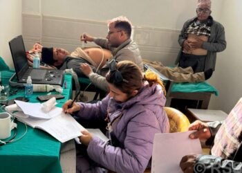 मुटुरोग उपचार शिविरमा साढे चार सयको निःशुल्क परीक्षण