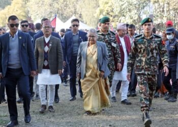 राप्रपाको जलपान कार्यक्रममा प्रधानमन्त्री