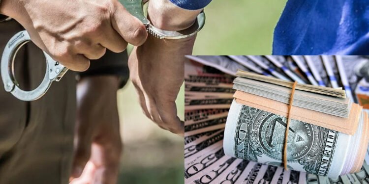 सिन्धुलीमा स्रोत नखुलेको ५७ हजार अमेरिकी डलरसहित एक जना पक्राउ