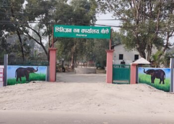 मुहार फेर्दै डिभिजन वन कार्यालय बाँके