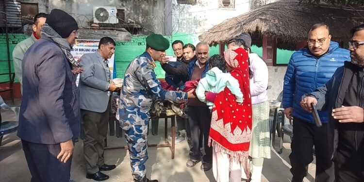 सशस्त्र प्रहरी दिवसमा कैदीबन्दीलाई न्याना कपडा वितरण