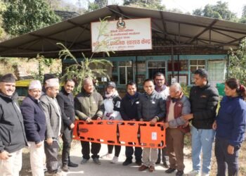 बागलुङका ४९ स्वास्थ्य संस्थालाई स्वास्थ्य सामग्री सहयोग