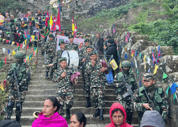 गोरखा-काठमाडौँ एकीकरण पदमार्गमा सेनाको पदयात्रा सुरु