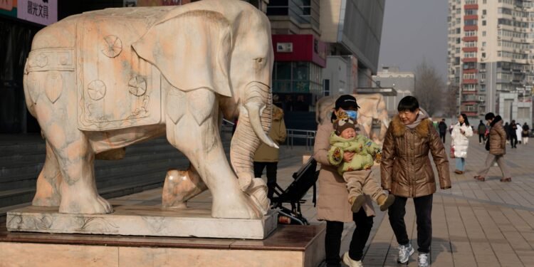 चीनको जनसङ्ख्या लगातार चौथो वर्ष घट्यो