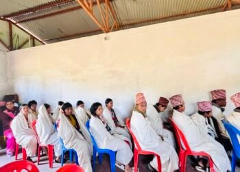 प्राथमिक उपचारसम्बन्धी तालिममा राउटे समुदायका युवायुवती सहभागी