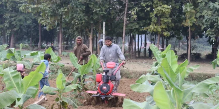 शिक्षण पेसासँगै कृषिमा रमाउँदै सर्वेन्द्र