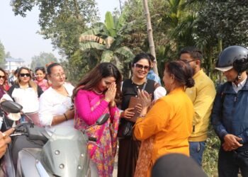 झापा–५ मा रास्वपाको बिहानको घरदैलो कार्यक्रम सम्पन्न, दिउँसो पुनः कार्यक्रम तय