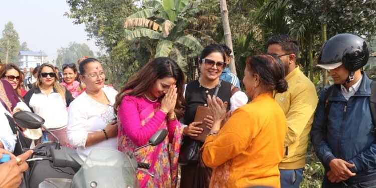 झापा–५ मा रास्वपाको बिहानको घरदैलो कार्यक्रम सम्पन्न, दिउँसो पुनः कार्यक्रम तय