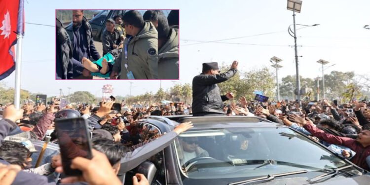 बालेनको चुनावी यात्रामा तनाव : सहयोगी ढले, भीडमा चोरीका घटनामा वृद्धि