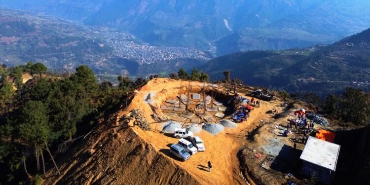 ‘ब्लु हिल’मा पर्यटकीय पूर्वाधार निर्माण गरिँदै