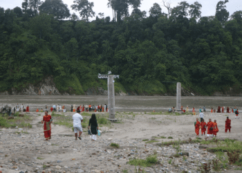 नवलपुरतर्फबाट पवित्र तीर्थस्थल देवघाट पुग्नेगरी सडक निर्माण