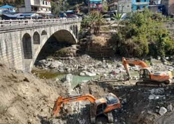 मध्यपहाडी लोकमार्गः ‘आर्क ब्रिज’ निर्माण सुरु