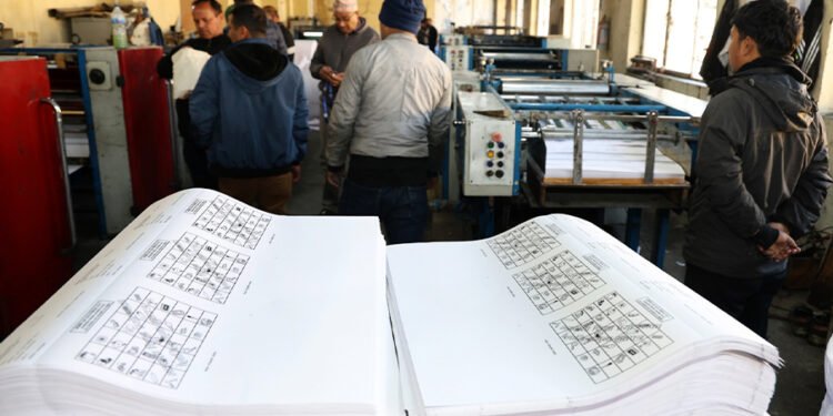 एक करोड ४२ लाख आठ हजार थान मतपत्र छापियो