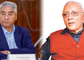 सभापति देउवा– नेता शेखरबीच वान–टु–वान छलफल, पार्टी विवाद समाधानमा जोड