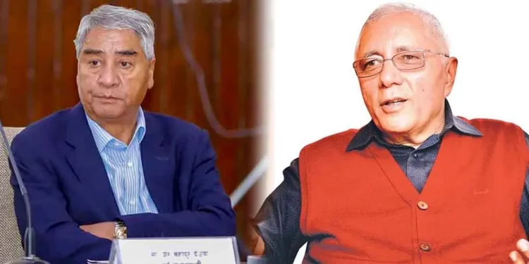 सभापति देउवा– नेता शेखरबीच वान–टु–वान छलफल, पार्टी विवाद समाधानमा जोड