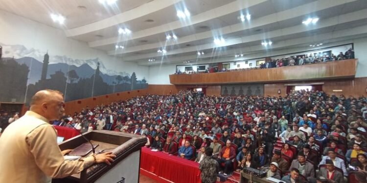 कांग्रेसले भ्रष्टाचारमा मुछिएका व्यक्तिको नाता र नेता हेर्दैन : सभापति थापा