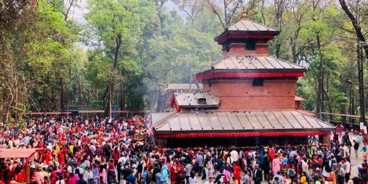 कालिका मन्दिरमा ‘चैतेदसैँ मेला’ को तयारी