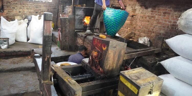 खोकनामा अझै पेलिन्छ तेलः तीन सय वर्षे काठको कोलले धानेको परम्परा