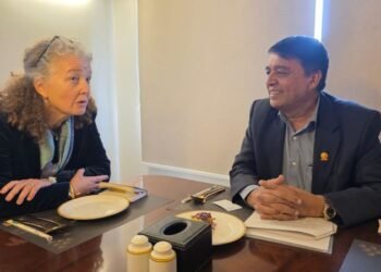 राष्ट्रसंघकी आवासीय संयोजक याहियासँग महासङ्घका अध्यक्ष ढकालको भेटवार्ता