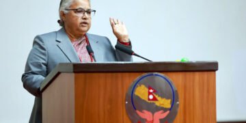 राष्ट्रियसभामा मुस्लिम आयोगको प्रतिवेदन प्रस्तुत गर्दै प्रधानमन्त्री