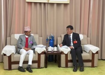 सिचाङका सभामुखसँग महावाणिज्यदूतको शिष्टाचार भेट