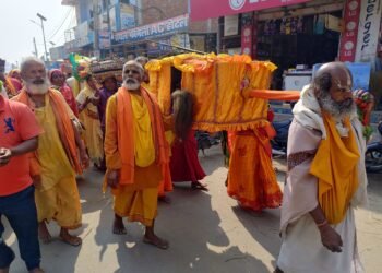 माध्यमिक परिक्रमाको सातौँदिन : यात्री ध्रुवकुण्ड पुग्दै