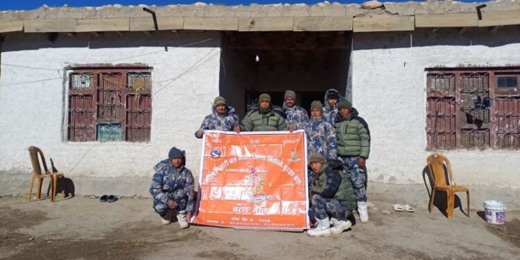 मुस्ताङमा नेपाली सेना र सशस्त्र प्रहरीको निर्वाचन सुरक्षा बेस स्थापना