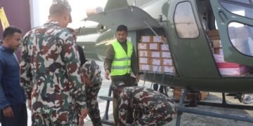 एकीकृत सुरक्षा योजनाअनुसार निर्वाचन सुरक्षा व्यवस्थापन गर्दै सेना