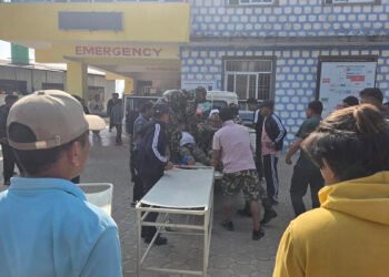 भोजपुरमा नेपाली सेना चढेको बस दुर्घटना, २४ घाइते मध्ये ९ गम्भीर