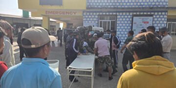 भोजपुरमा नेपाली सेना चढेको बस दुर्घटना, २४ घाइते मध्ये ९ गम्भीर