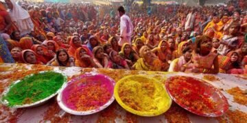 मिथिला माध्यमिकी परिक्रमाः कञ्चनवन पुगेर होली खेलियो