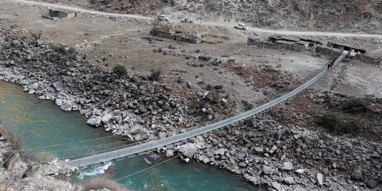 विकासको सुस्त नमूना : मुगुको दोमुख पुल ४ वर्षमा २ प्रतिशत मात्रै प्रगति