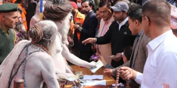 पशुपतिमा आएका नागा बाबासहित साधुसन्तलाई आज बिदाइ गरिँदै