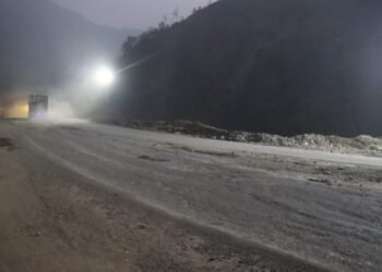 तुइन खोलाको पहिरोमा ‘फ्लड लाइट’ जडान