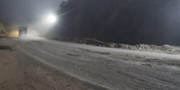 तुइन खोलाको पहिरोमा ‘फ्लड लाइट’ जडान