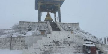 मुक्तिक्षेत्रमा भारी हिमपात