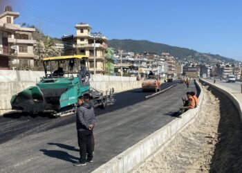 सूर्यविनायक–धुलिखेल सडक विस्तार : तीनवर्षमा ६७ प्रतिशत भौतिक प्रगति