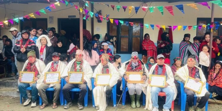 मुदीमा वडा कार्यालय र स्वास्थ्यचौकीको भवन निर्माण