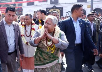 प्रधानमन्त्रीद्वारा पशुपतिनाथको दर्शनसहित रुद्राभिषेक पूजा