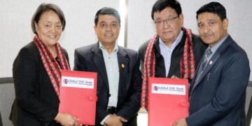 तिलगङ्गा आँखा अस्पताल र ग्लोबल आइएमई बैंकबीच समझदारी