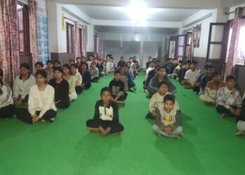 विद्यार्थीलाई उत्प्रेरणाका लागि योग शिविर सञ्चालन